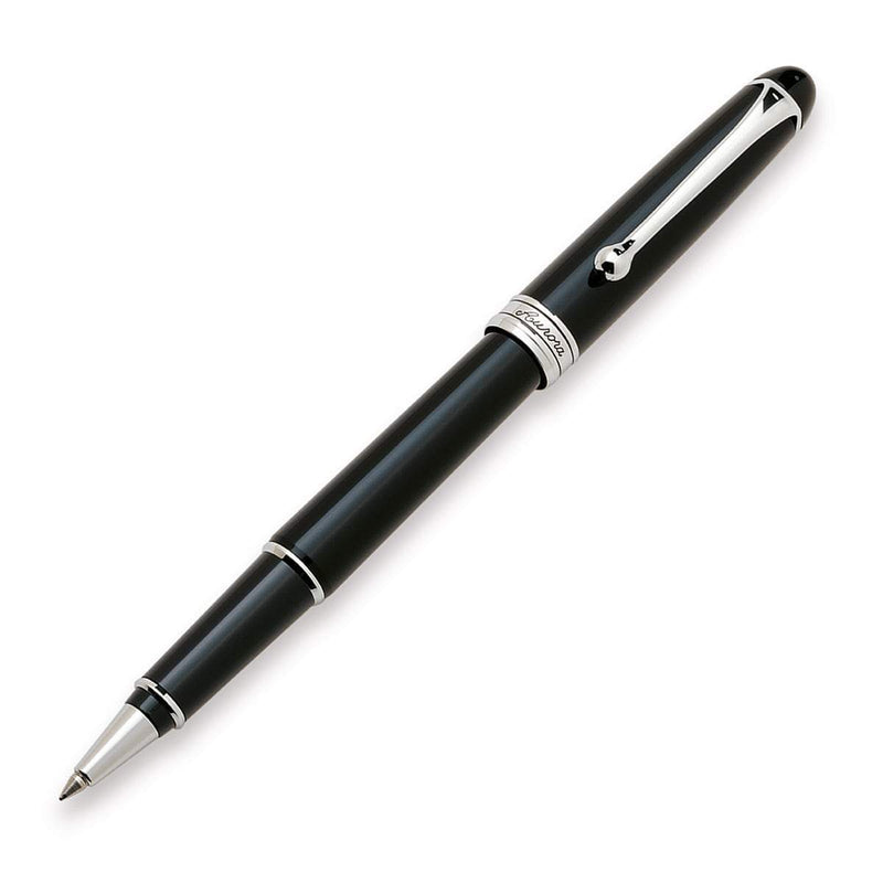 Aurora, Tintenroller, Black Resin, Schwarz, Chromplattiert-1