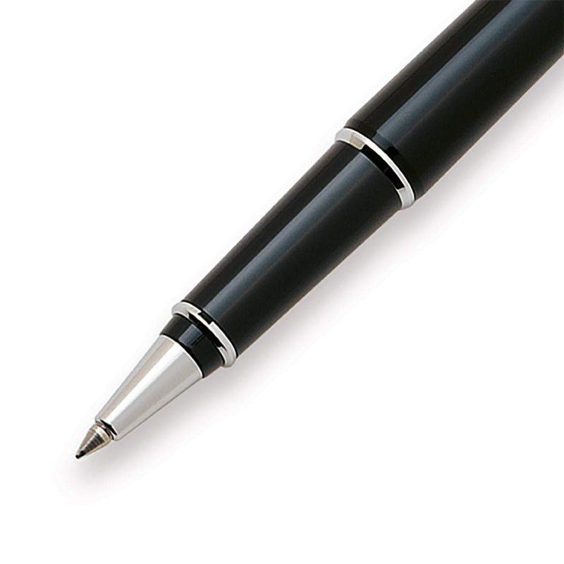 Aurora, Tintenroller, Black Resin, Schwarz, Chromplattiert-2