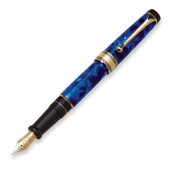 Aurora, Füller Auroloide, gold-plattiert, 14K Feder, blau
