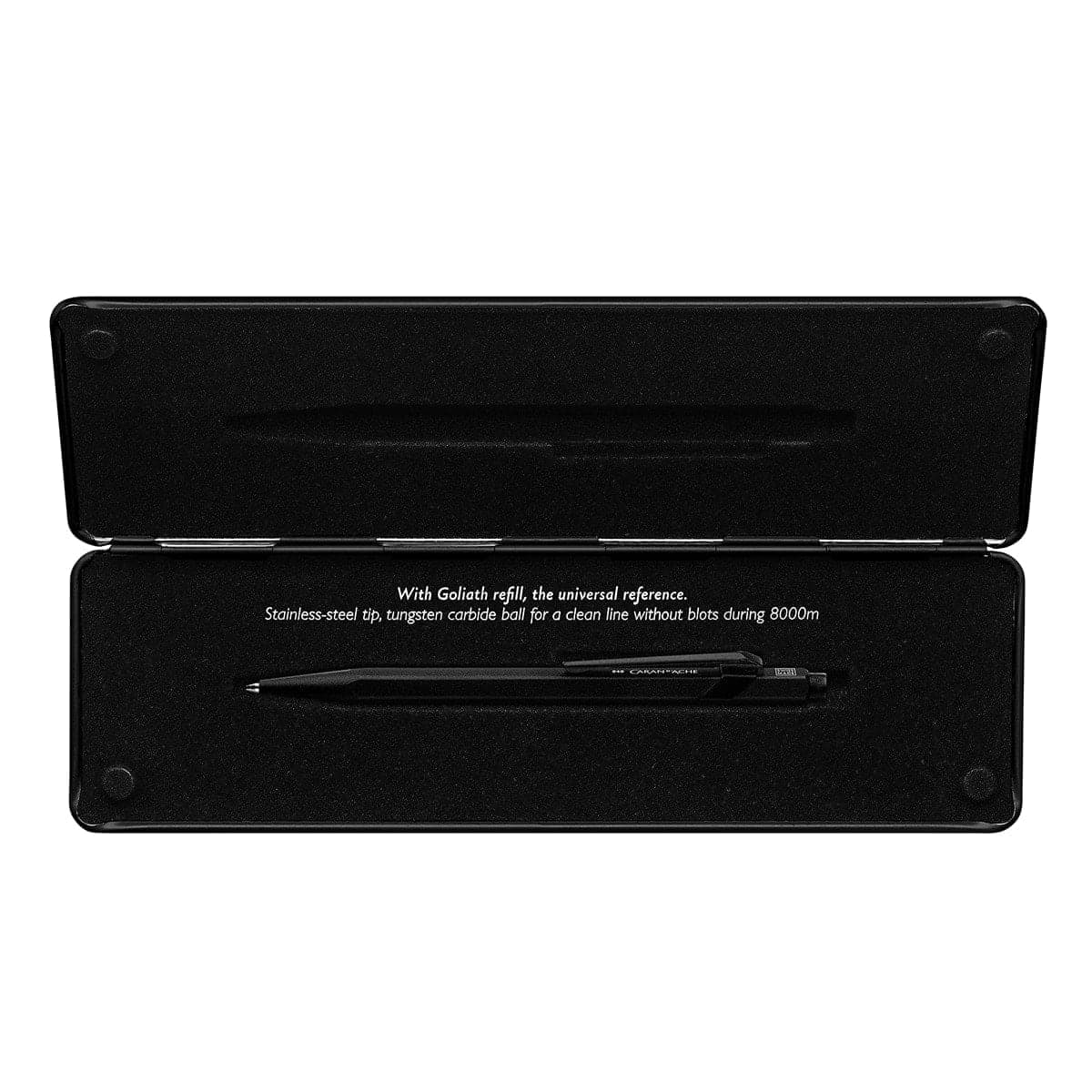 Caran d'Ache, Kugelschreiber, 849, Black Code-5