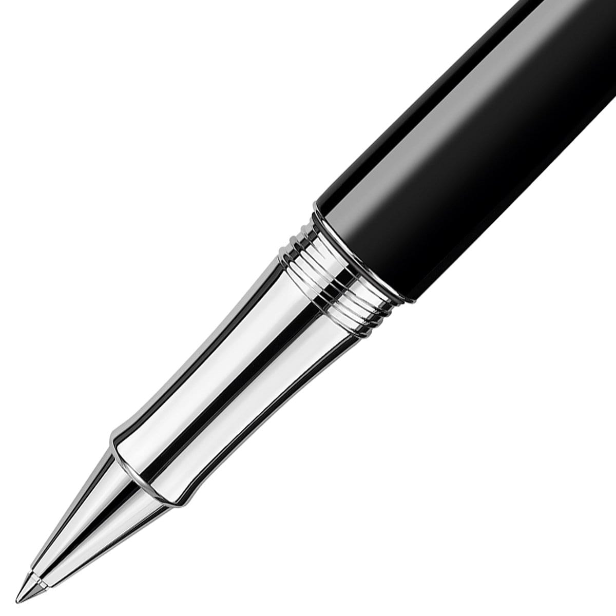 Caran d'Ache, Tintenroller, Léman, Bicolor Schwarz, versilbert/rhodiniert-2