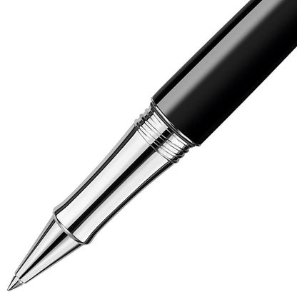 Caran d'Ache, Tintenroller, Léman, Bicolor Schwarz, versilbert/rhodiniert-2