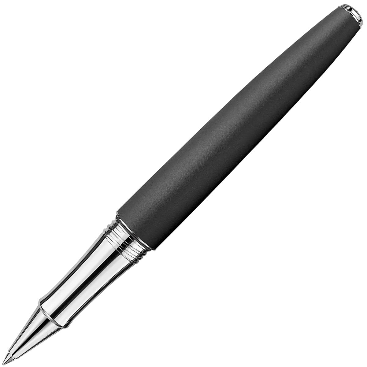 Caran d'Ache, Tintenroller, Léman, Mattschwarz, versilbert/rhodiniert-4