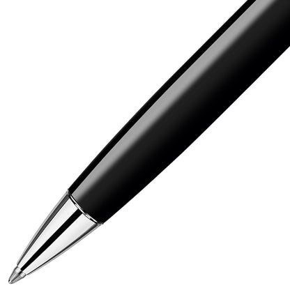 Caran d'Ache, Kugelschreiber, Léman, Bicolor Schwarz, versilbert/rhodiniert-2