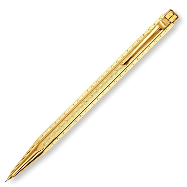 Caran d'Ache, Bleistift Ecridor, Chevron vergoldet, gold