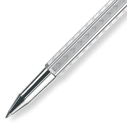 Caran d'Ache, Tintenroller, Ecridor, Chevron versilbert/palladiert-2