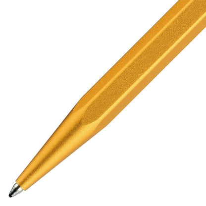 Caran d'Ache, Kugelschreiber, 849, Goldbar, mit Etui, Gold-2