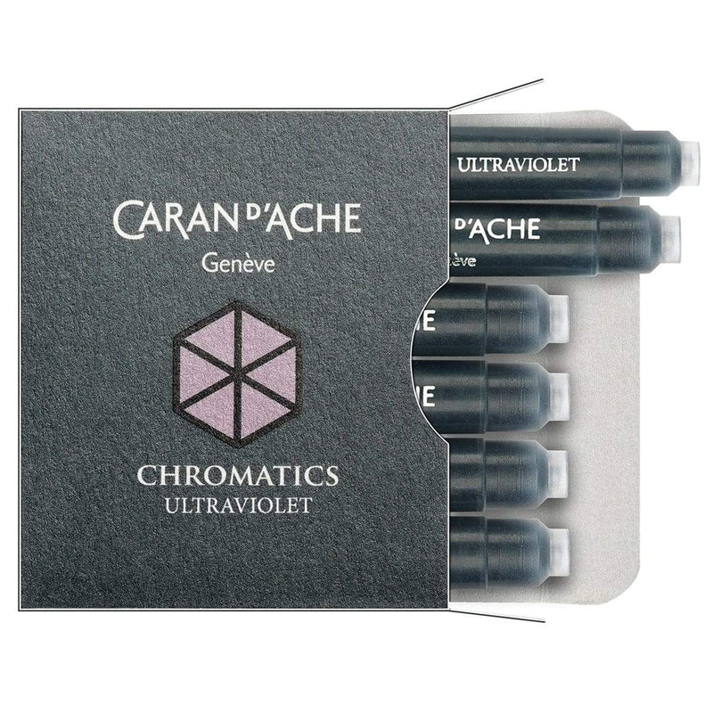 Caran d'Ache, Tintenpatronen, Chromatics - Päckchen mit 6 Stück, Ultraviolet-1