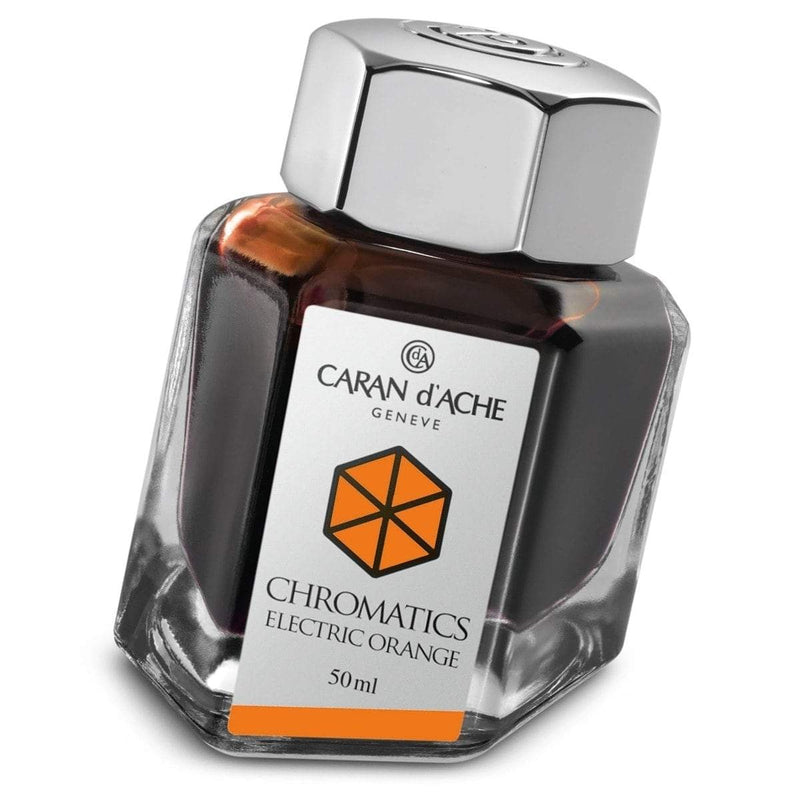 Caran d'Ache, Tintenglas, Electric Orange-1