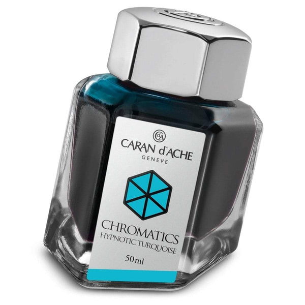Caran d'Ache, Tintenglas, Hypnotic Turquoise-1