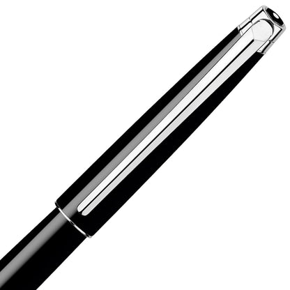 Caran d'Ache, Füller, Léman, Ebenholzschwarz, versilbert/rhodiniert-3