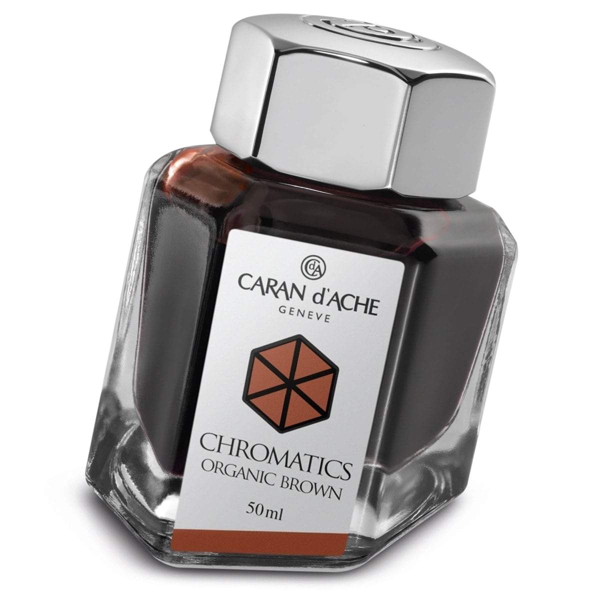 Caran d'Ache, Tintenglas, Organic Brown-1