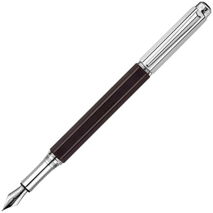 Caran d'Ache, Füller, Varius, Ebony Silber rhodiniert-1