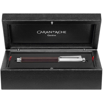 Caran d'Ache, Füller, Varius, Ebony Silber rhodiniert-4