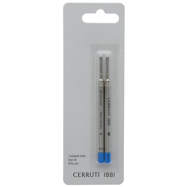 Cerruti 1881, Kugelschreibermine Soft, 2 Stk. blau