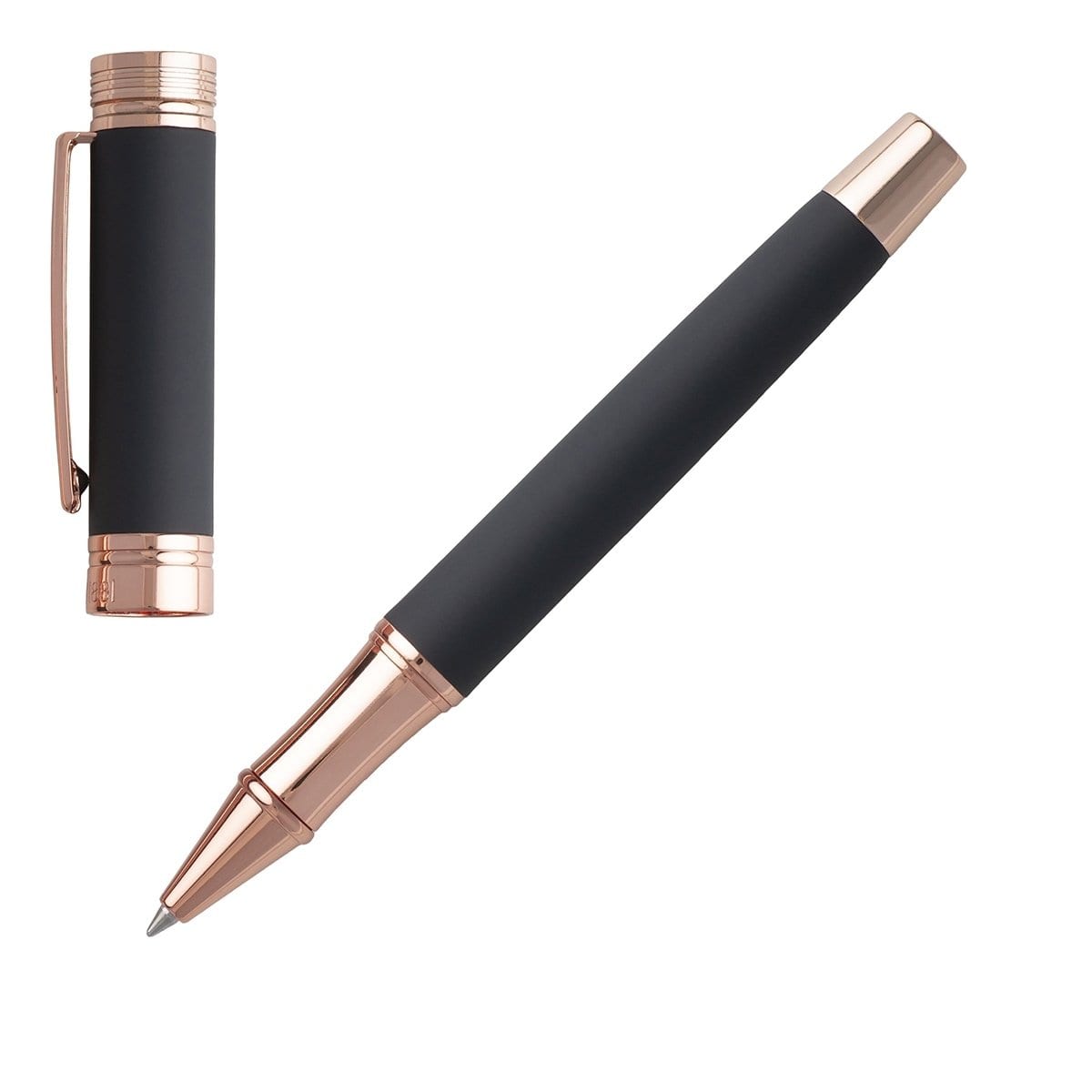 Cerruti 1881, Tintenroller, Zoom, schwarz, rosegold-5
