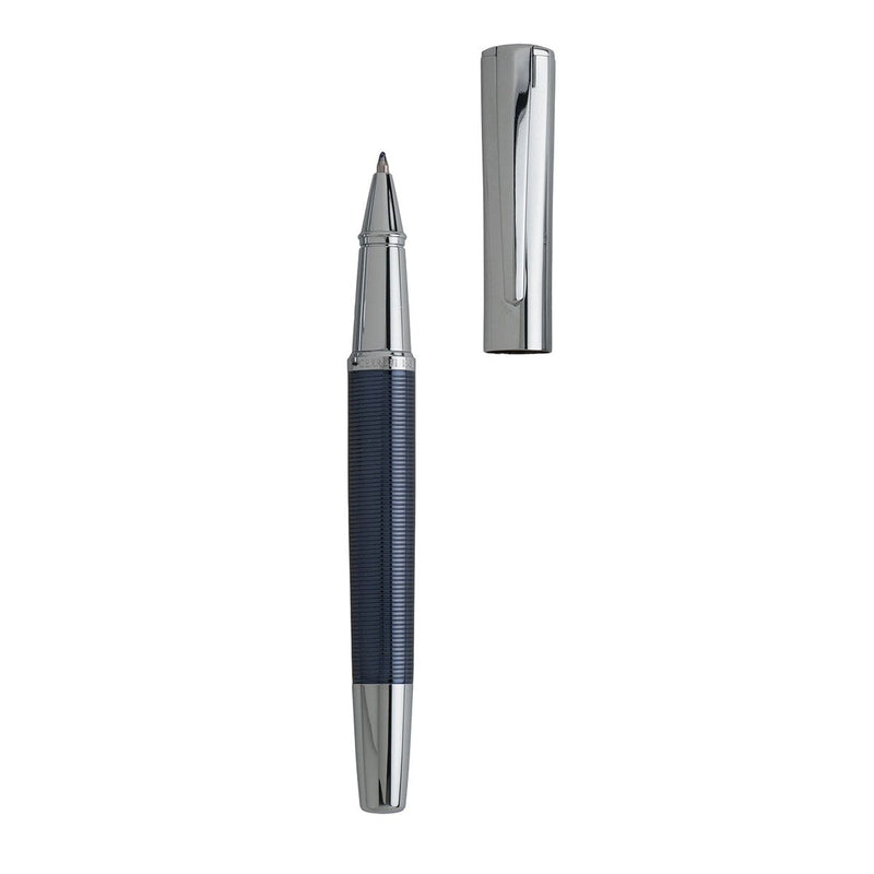 Cerruti 1881, Tintenroller, Conquest, dunkelblau, chrom-4