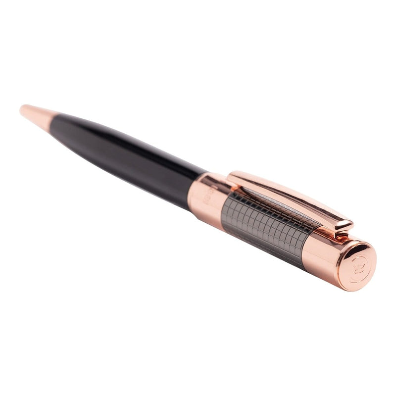 Cerruti 1881, Kugelschreiber, Albion, schwarz, rosegold-2