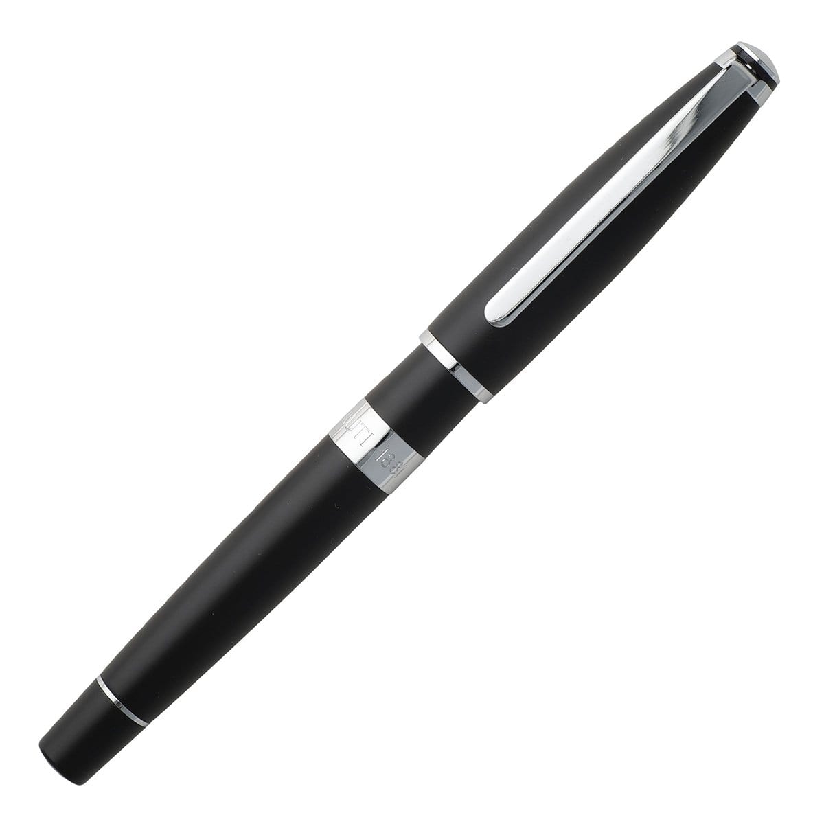 Cerruti 1881, Tintenroller, Bicolore, schwarz, chrom-6