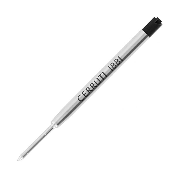 Cerruti, Kugelschreibermine, Schwarz, Metall M-1