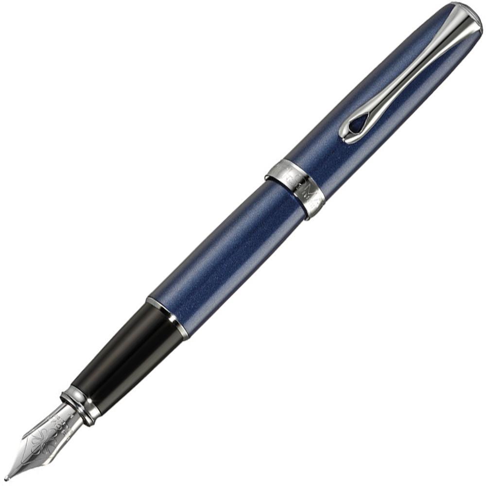 Diplomat, Füller, Excellence A2, Midnight blue chrom-1