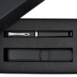 Diplomat Set Excellence A Plus Füller & 1er Stifteetui & Tintenglas Wave Guillochiert schwarz-2