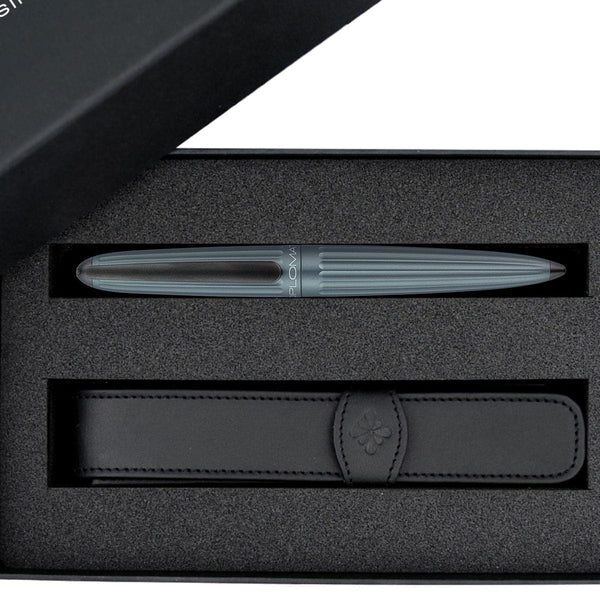 Diplomat Set Aero Füller & 1er Stifteetui & Tintenglas grau-2