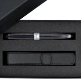 Diplomat Set Aero Füller & 1er Stifteetui & Tintenglas Stripes Black-2