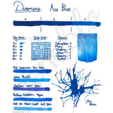Diamine, Tintenglas, 80 ml, Asa Blue-2