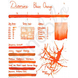 Diamine, Tintenglas, 80 ml, Blaze Orange-2