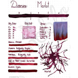 Diamine, Tintenglas, 80 ml, Merlot-2