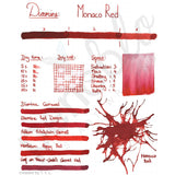 Diamine, Tintenglas, 80 ml, Monaco Red-2