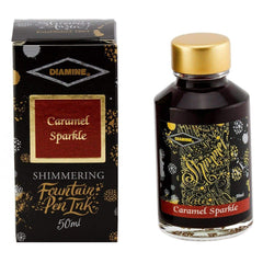 Diamine, Tintenglas Shimmering, 50 ml, Caramel Sparkle