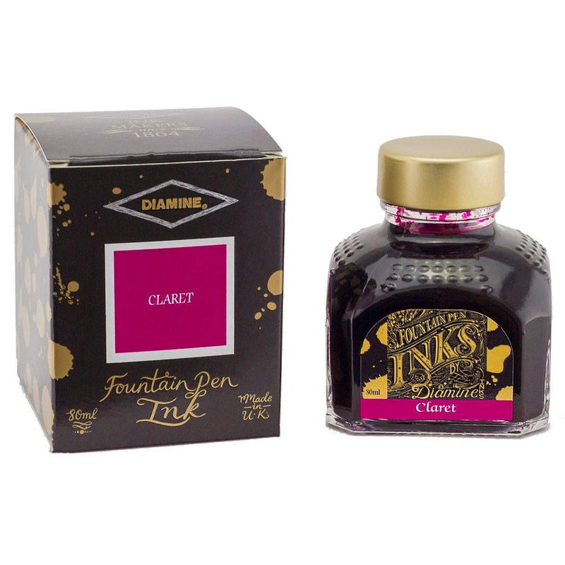 Diamine, Tintenglas, 80 ml, Claret-1