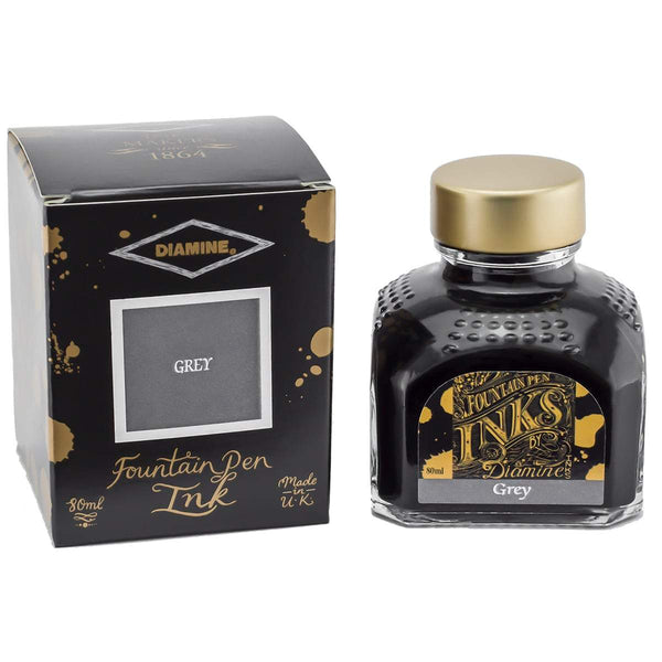 Diamine, Tintenglas, 80 ml, Grey-1