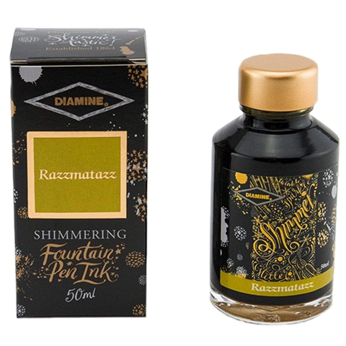 Diamine, Tintenglas, Shimmering 50 ml, Razzmatazz-1