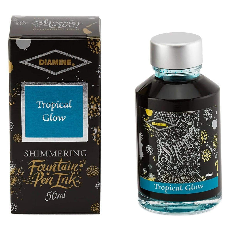 Diamine, Tintenglas, Shimmering 50 ml, Tropical Glow-1