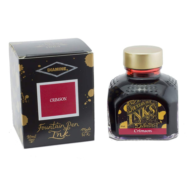 Diamine, Tintenglas Regular, 80 ml, Crimson