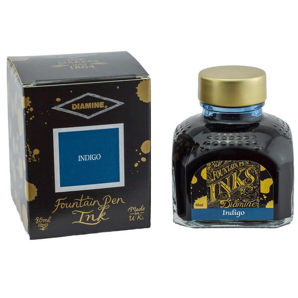 Diamine, Tintenglas, 80 ml, Indigo-1