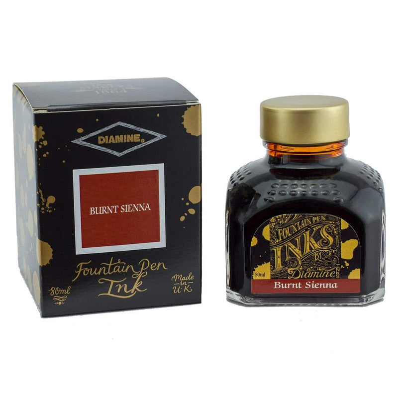 Diamine, Tintenglas, 80 ml, Burnt Sienna-1
