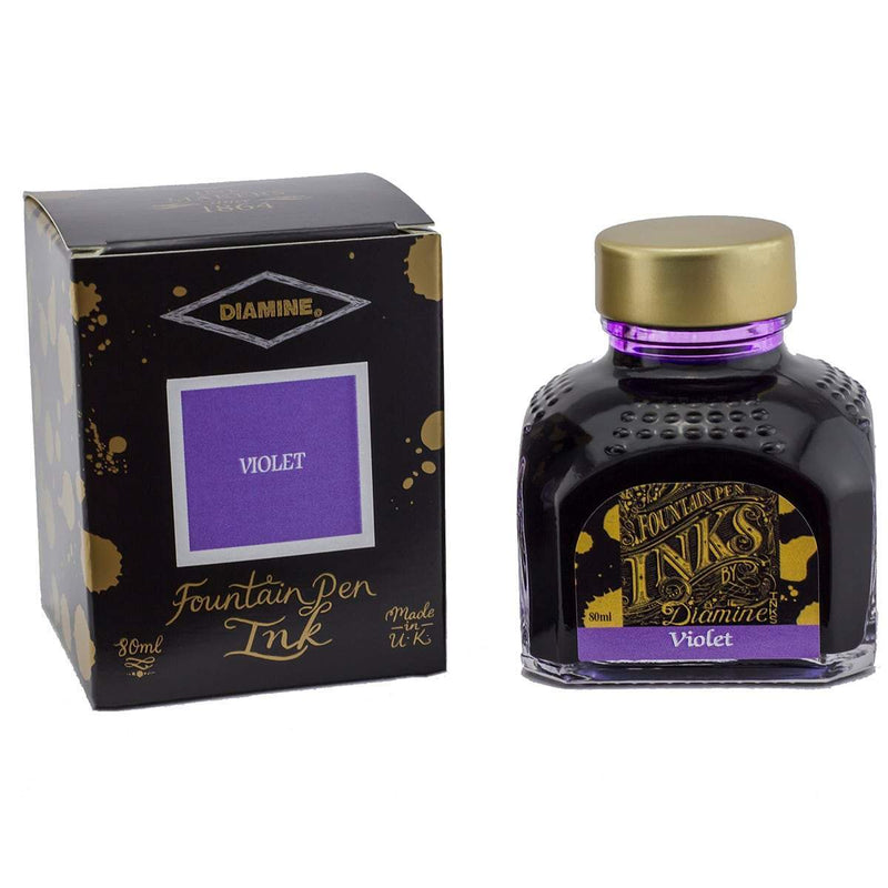 Diamine, Tintenglas, 80 ml, Violet-1