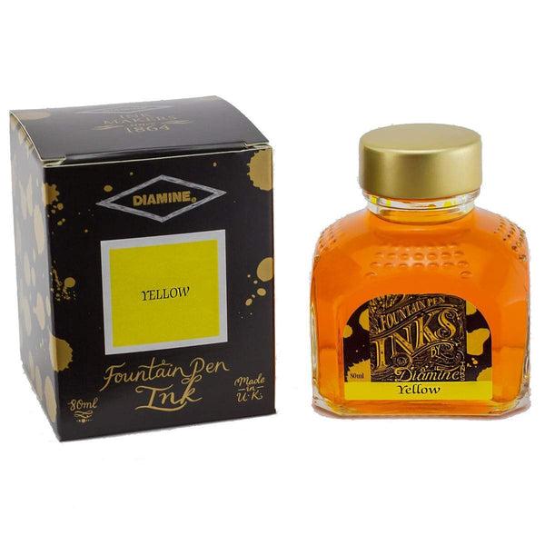 Diamine, Tintenglas Regular, 80 ml, Yellow