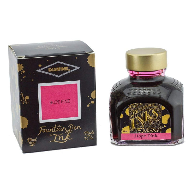 Diamine, Tintenglas, 80 ml, Hope Pink-1