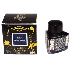 Diamine, Tintenglas 150th Anniversary, 40 ml, 1864 Blue Black