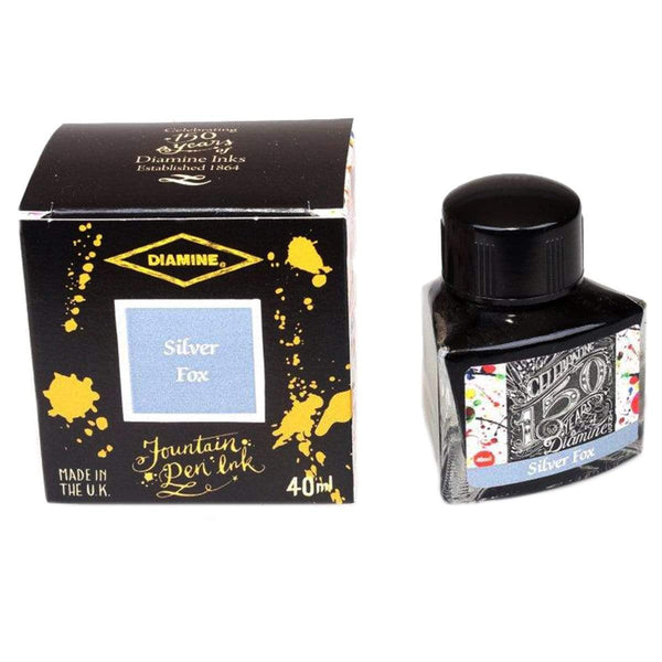 Diamine, Tintenglas, 150th Anniversary 40 ml, Silver Fox-1