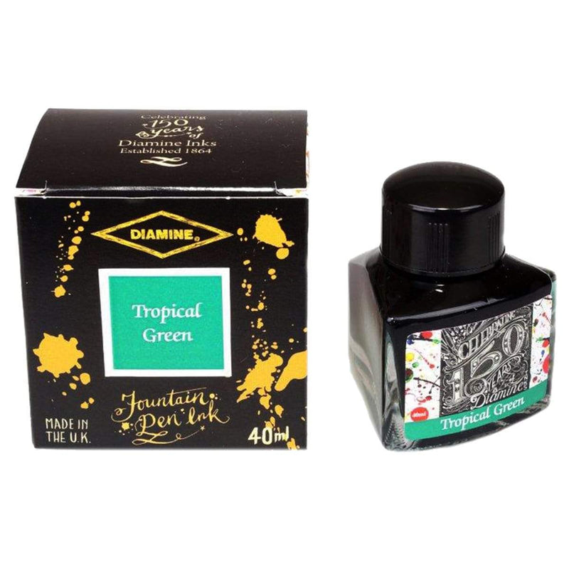 Diamine, Tintenglas, 150th Anniversary 40 ml, Tropical Green-1