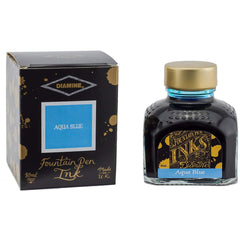 Diamine, Tintenglas Regular, 80 ml, Aqua Blue