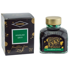 Diamine, Tintenglas Regular, 80 ml, Woodland Green