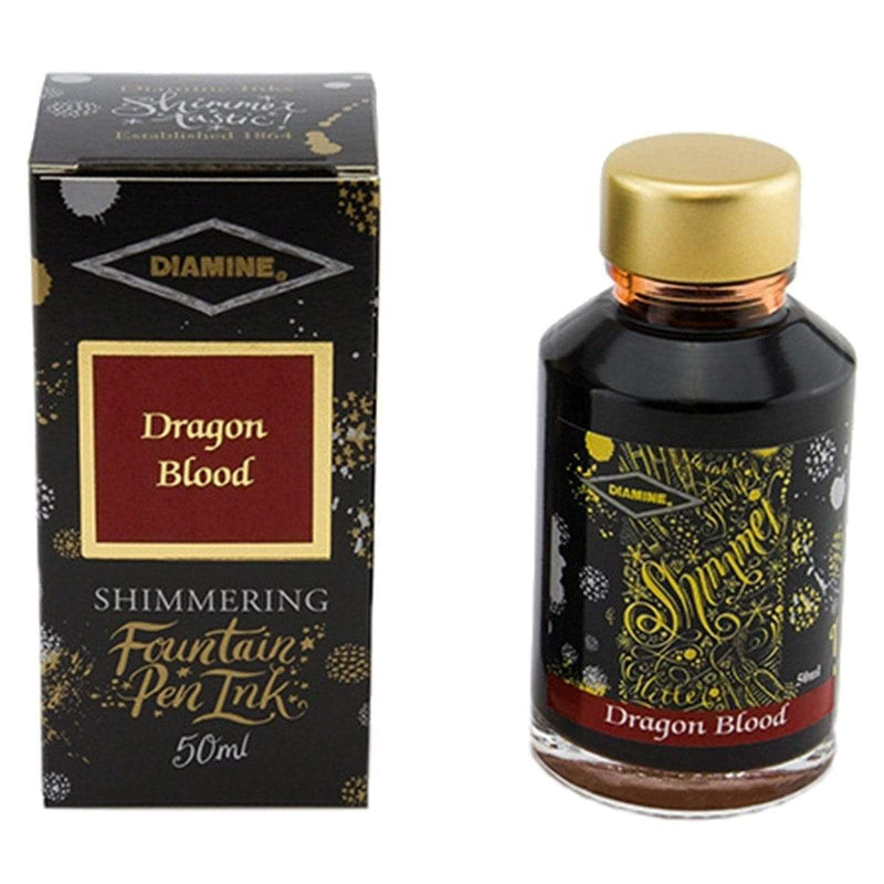 Diamine, Tintenglas, Shimmering 50 ml, Dragon Blood-1