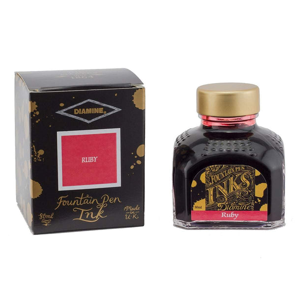 Diamine, Tintenglas Regular, 80 ml, Ruby